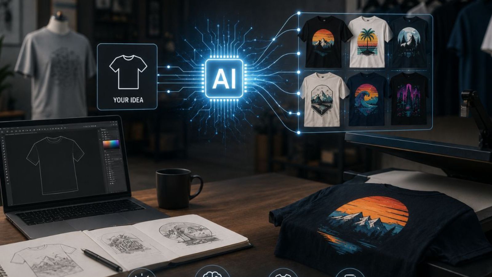 How AI Is Changing T-Shirt Design and What It Means for Your Business